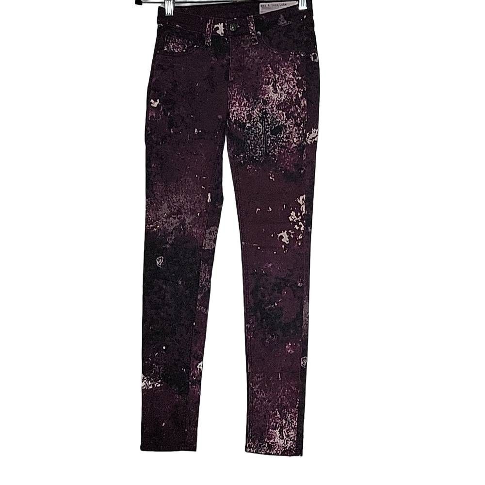 RAG & BONE low rise purple jeans